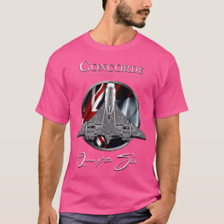 Camiseta Concorde Supersic British French Legendary Aircr