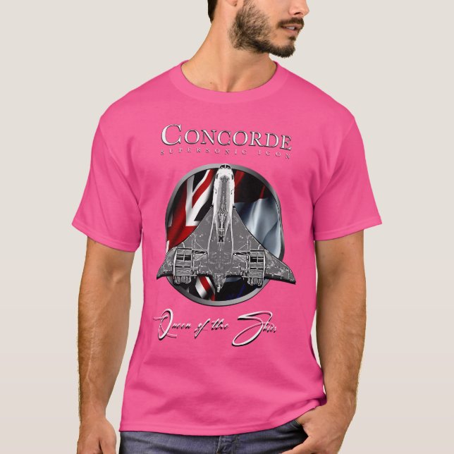 Camiseta Concorde Supersic British French Legendary Aircr (Anverso)