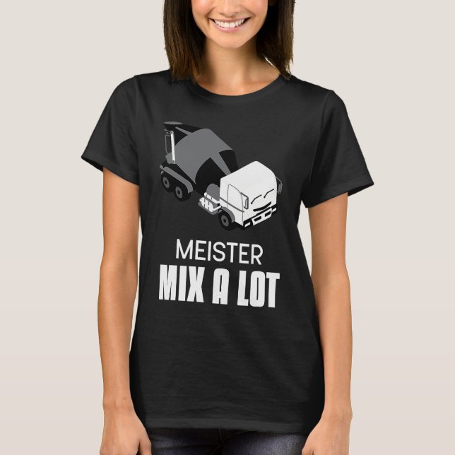 Camiseta Concrete Mixer for Drivers Slogan Concrete Mixer D (Anverso)