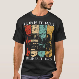 Camiseta Concrete Mixer For Truck Driver - Wet 200