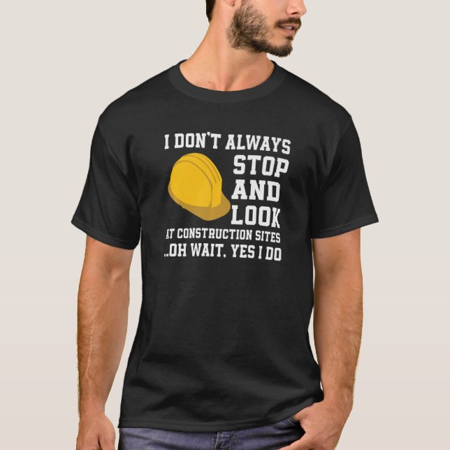 Camiseta Concreto de Qoute para trabajadores de construcció (Anverso)