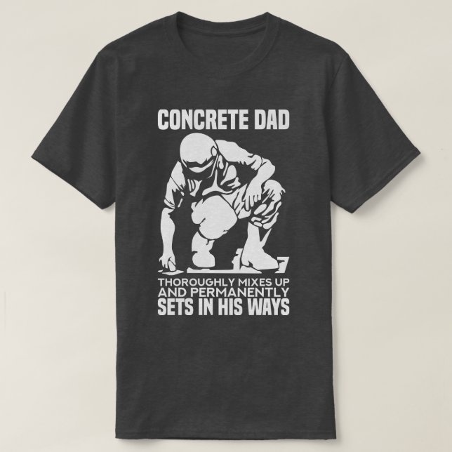 Camiseta Concreto de trabajo (Diseño del anverso)