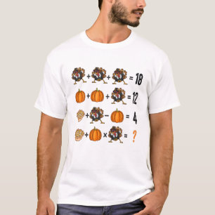 Camiseta Concurso De Acción De Gracias Orden De Operaciones