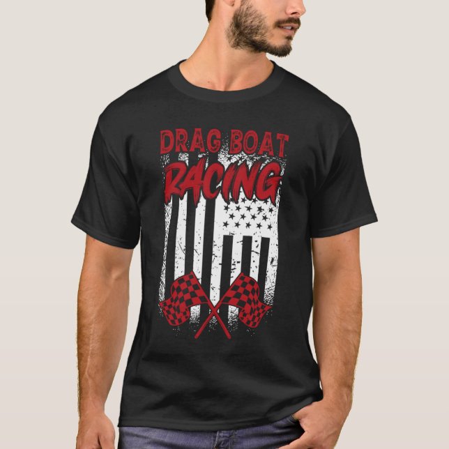 Camiseta Concurso de agua de Carreras de barco de arrastre  (Anverso)