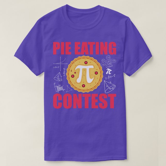 Camiseta Concurso de alimentación de torta (Diseño del anverso)