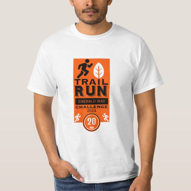 Camiseta Concurso de carreras de Trail Runner (Anverso)