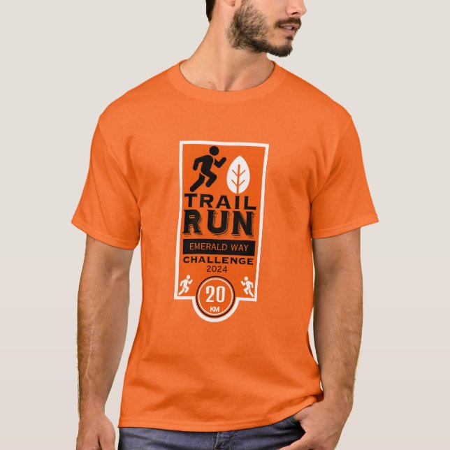 Camiseta Concurso de carreras de Trail Runner (Anverso)