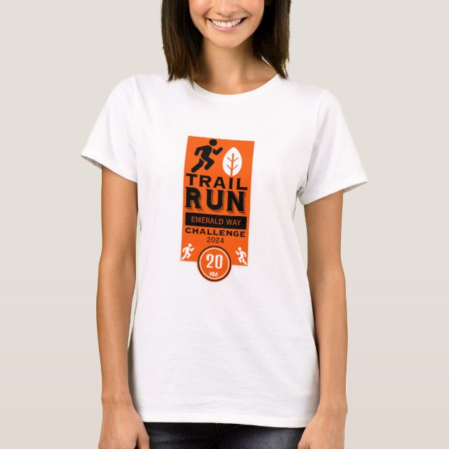 Camiseta Concurso de carreras de Trail Runner (Anverso)