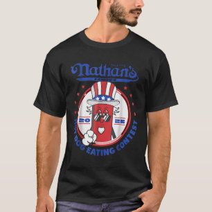 Camiseta Concurso de Comer Perros Calientes Divertido Natha