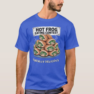 Camiseta Concurso de Comida de Rana Caliente - Toadally Del