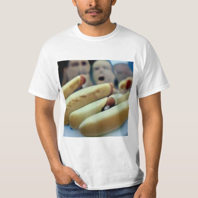 Camiseta Concurso de comida para perros calientes (Anverso)