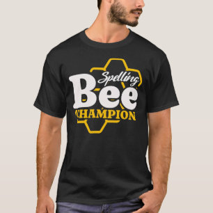 Camiseta Concurso de deletreo de campeones de abeja ortográ