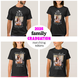 Camiseta Concurso de Graduación de Papá Orgulloso en Famili