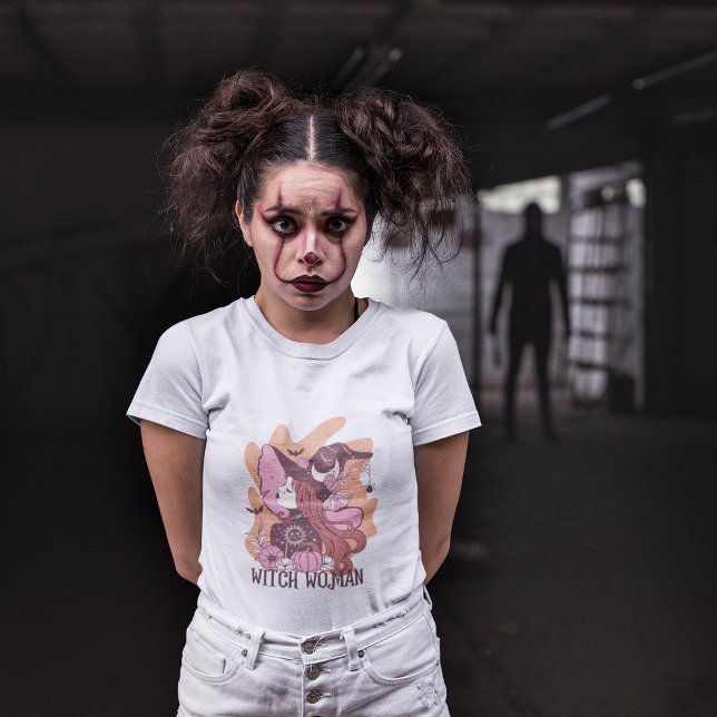 Camiseta Concurso de la familia Witch Woman Halloween (Halloween Family Matching T-Shirt )