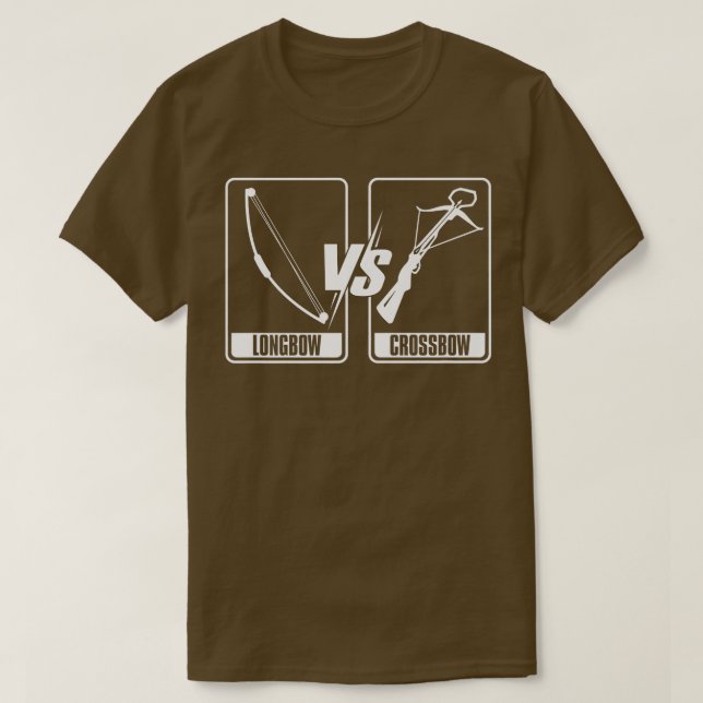 Camiseta Concurso de Longbow Vs Crossbow Bow Arrow Club (Diseño del anverso)