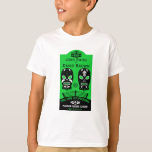 Camiseta Concurso de Lucha Editable Gracioso