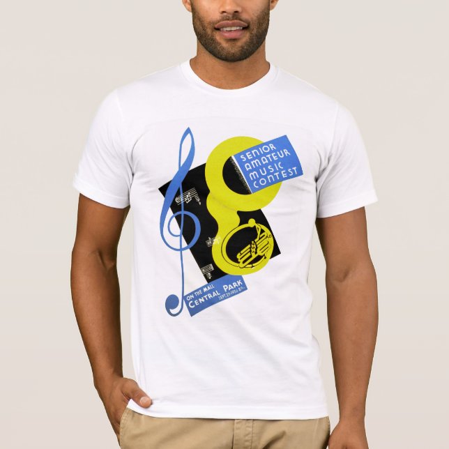 Camiseta Concurso de música para adultos mayores (Anverso)