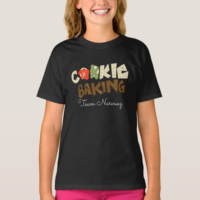 Camiseta Concurso de nombres de equipo de cookie Baking (Anverso)