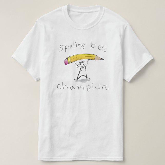 Camiseta Concurso de ortografía (Diseño del anverso)