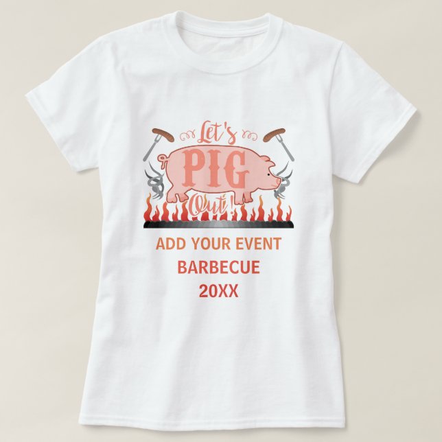 Camiseta Concurso de parrilladas de parrilladas divertidas  (Diseño del anverso)