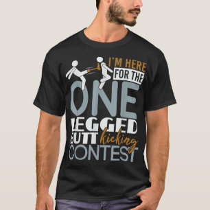 Camiseta Concurso de patadas a la culata de una pierna - Le