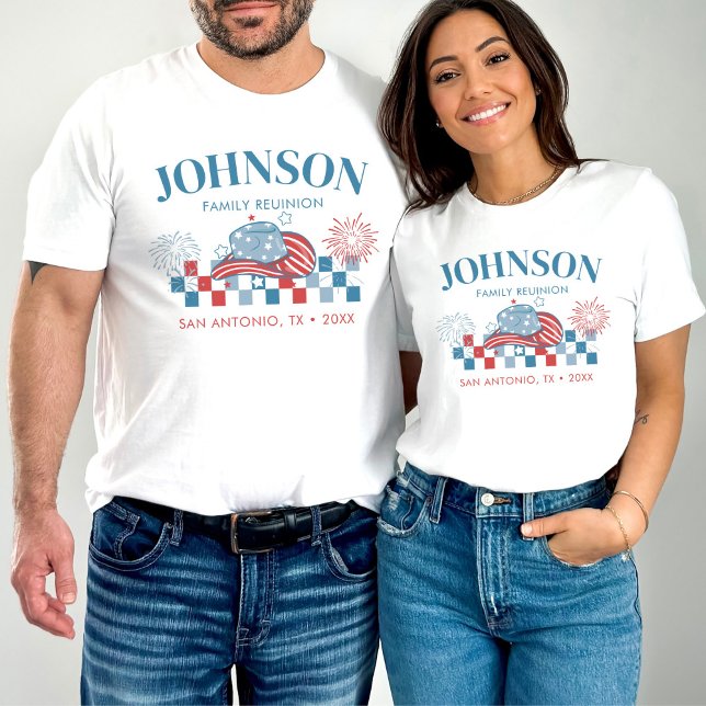Camiseta Concurso de Reunión Familiar Cowboy Del personaliz (Subido por el creador)