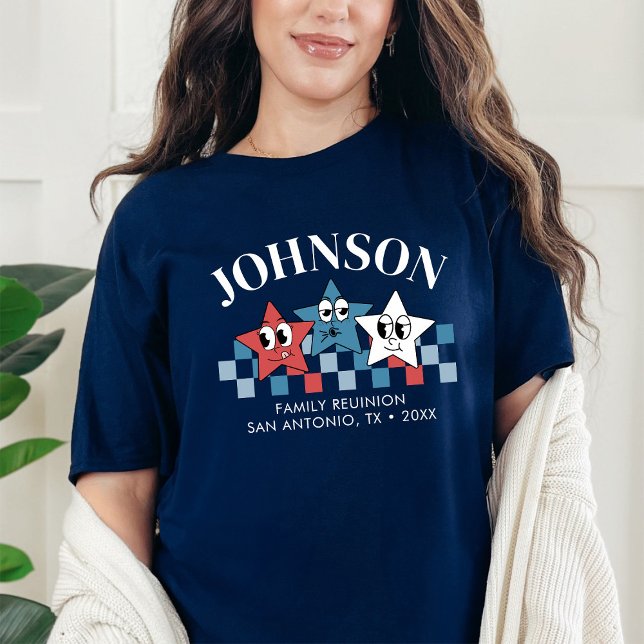Camiseta Concurso de Reunión Familiar Retro Personalizado 4 (Subido por el creador)
