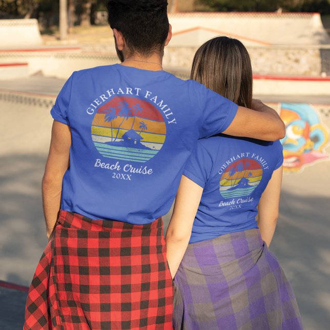 Camiseta Concurso de Reunión Retro Beach Cruise Family (Subido por el creador)