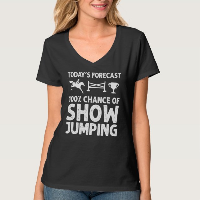 Camiseta Concurso de Saltos de Caballo Eventing Competición (Anverso)