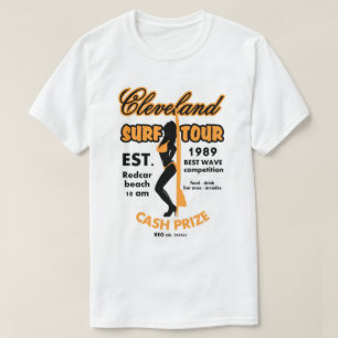 Camiseta Concurso de surf Cleveland Tour Redcar Surf