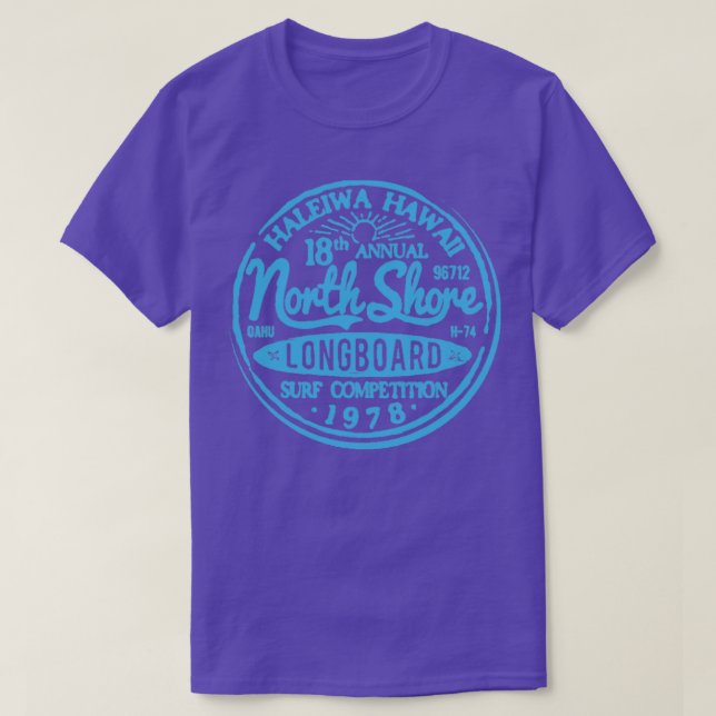 Camiseta Concurso de Surf de Longboard (Diseño del anverso)