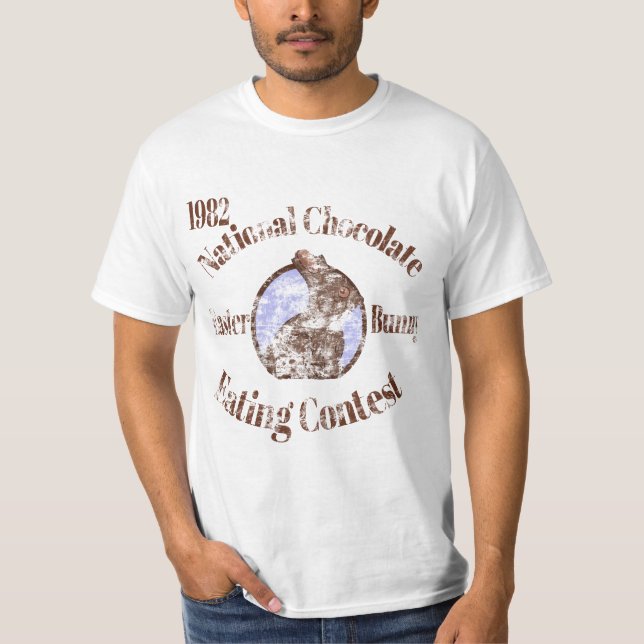 Camiseta Concurso Nacional de Comer Conejos de Chocolate 19 (Anverso)