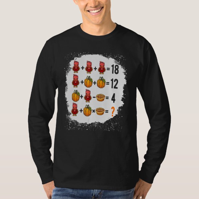 Camiseta Concurso sobre el orden de las operaciones Math Ma (Anverso)