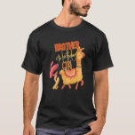 Camiseta Concurso Temático Brother Of Birthday Chica Llama<br><div class="desc">Hermano De La Familia Temática Del Chica De Cumpleaños Llama.</div>