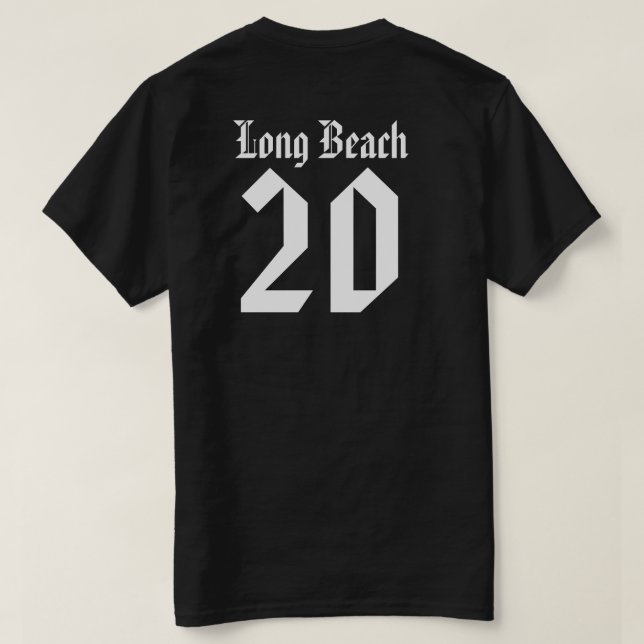 Camiseta Condado 20 de Long Beach (Reverso del diseño)