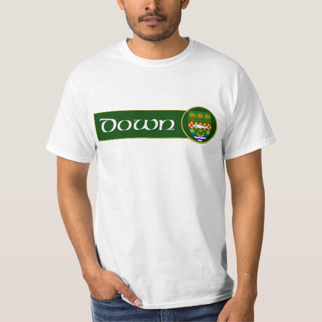 Camiseta Condado abajo. Irlanda (Anverso)