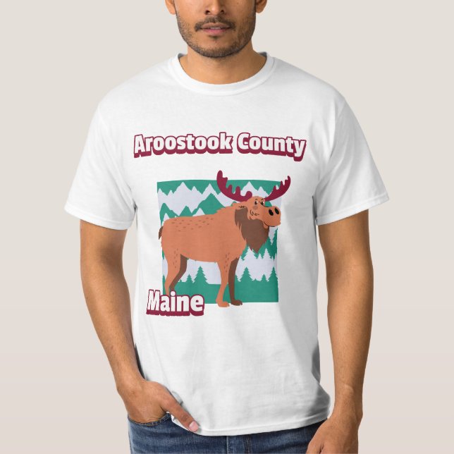 Camiseta Condado de Aroostook Maine (Anverso)