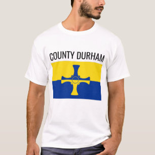 Camiseta Condado de Durham // Bandera del Condado de Inglé
