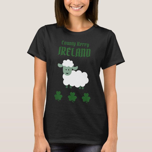 Camiseta Condado de Kerry Ireland Souvenir with Sheep and S (Anverso)