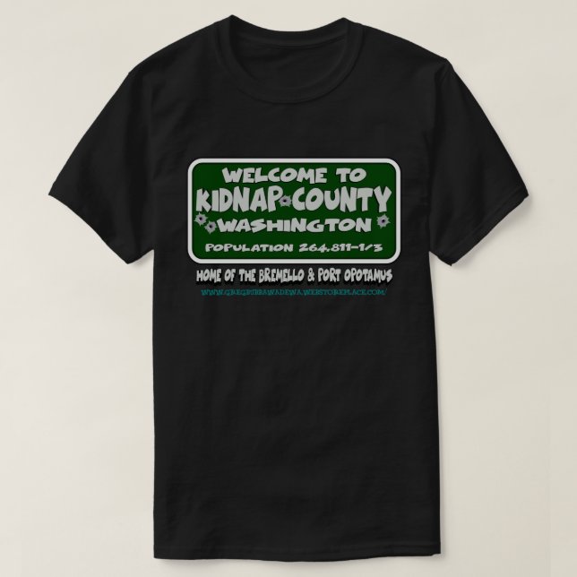 CAMISETA CONDADO DE KIDNAP (Diseño del anverso)