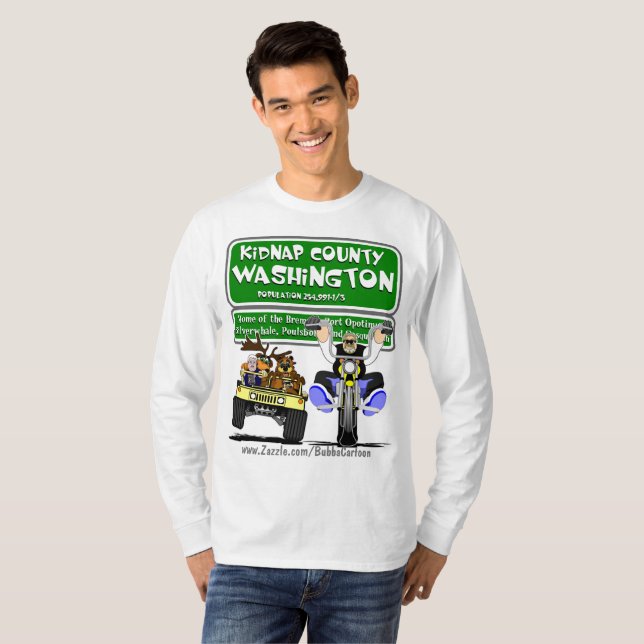 Camiseta Condado de Kidnap (Anverso completo)