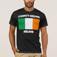 Condado de Kildare, Irlanda con bandera irlandesa