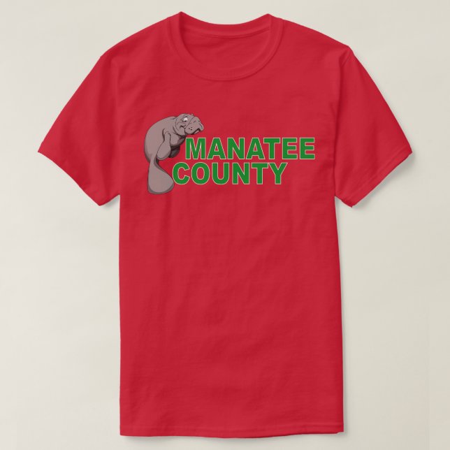 Camiseta Condado de Manatee (Diseño del anverso)