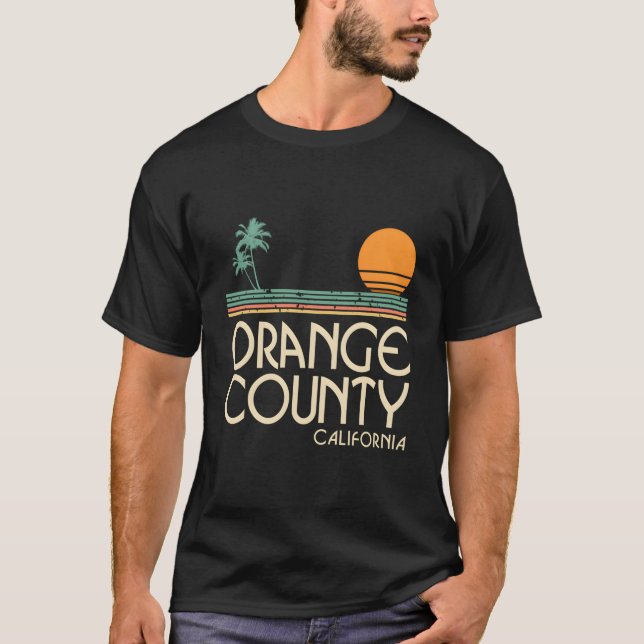 Camiseta Condado de naranja California (Anverso)
