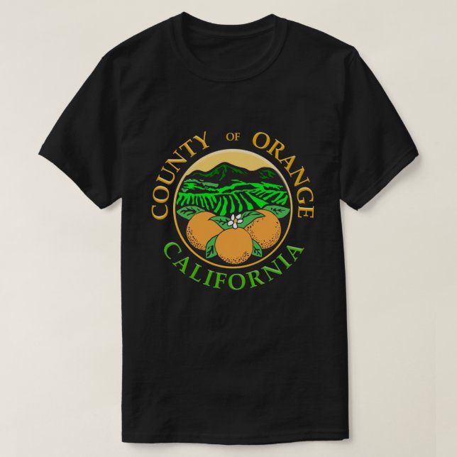 Camiseta Condado de Orange, CA (Diseño del anverso)