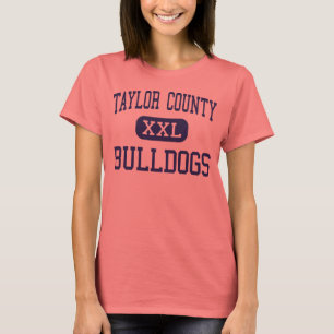 Camiseta Condado de Taylor - Bulldoges - High - Perry Flori