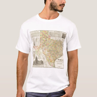 Camiseta Condado del gran escala y mapa del ferrocarril de