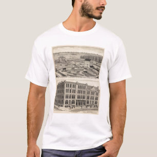 Camiseta Condado del molino de rodillo de la ciudad de