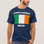 Camiseta Condado Donegal, Irlanda con la bandera irlandesa<br><div class="desc">Condado Donegal,  Irlanda con la bandera irlandesa</div>