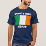 Camiseta Condado Sligo, Irlanda con la bandera irlandesa<br><div class="desc">Condado Sligo,  Irlanda con la bandera irlandesa</div>